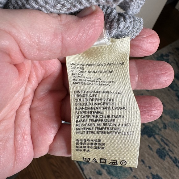 Maeve by Anthropologie cowl neck top in size Xl.  Great condition. Color: gray - Picture 6 of 7